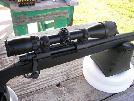 Scope mounted on the Remington 700 ADL .270 Win