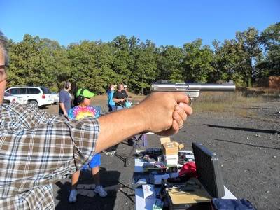 Ruger Mark III .22 Pistol Two Hand Grip