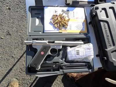 Ruger Mark III .22 Pistol  in the box with