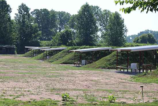 New deep pistol bays at the Old Fort Gun Club