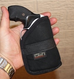 J Frame Revolver In Pouch