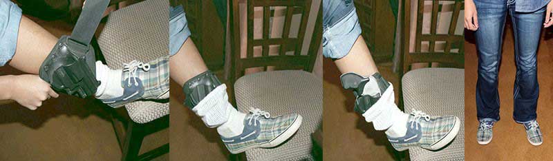 Ankle Holster On A Woman