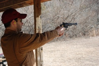 Model 29 .44 magnum at the range