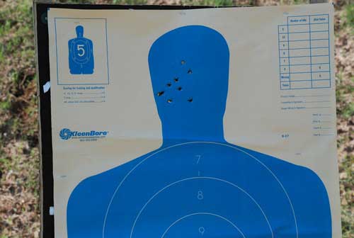 Ruger SR9C Silhouette Target Results