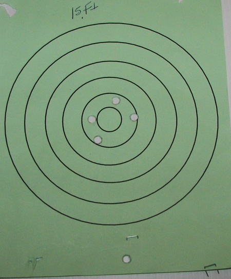 15 ft S&W Revolver Target Picture