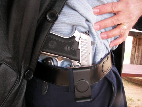 Taurus PT917CS in an IWB concealed holster