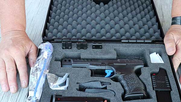 Walther PPQ Q5 Match 9mm pistol in the box
