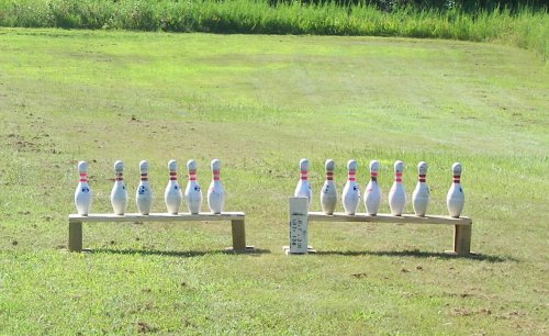Bowling Pins For Pistol And Revolver Targets