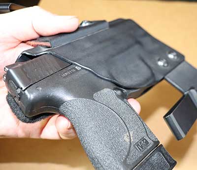 Clinger holster fit to S&W Shield