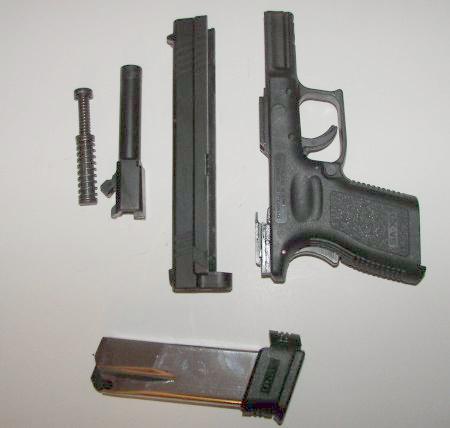 Springfield XD Disassembled