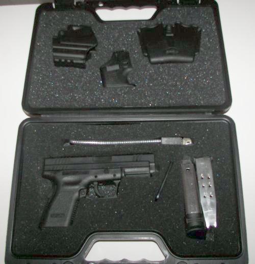 Springfield XD In The Case With Accessories
