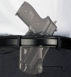 Hammer Fired Pistol In IWB Holster