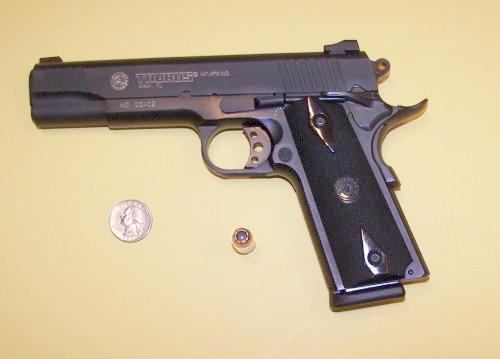 Taurus PT1911 .45ACP size picture