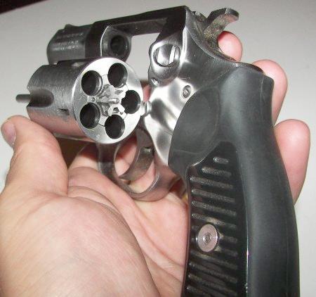 Ruger SP101 Open Cylinder